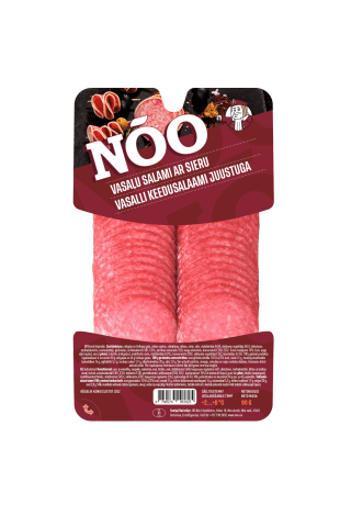 Salami Vasaļu ar sieru šķēlēs 90g