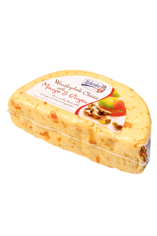 Sūris su mangu ir imbieru WENSLEYDALE, 1 kg