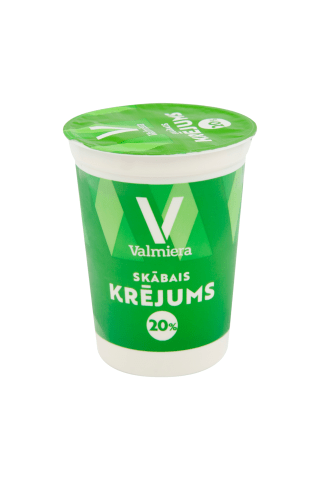 Skābais krējums Valmiera 20% 450g