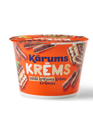 Saldā krējuma Krēms Kārums ar tiramisu garšu 150g