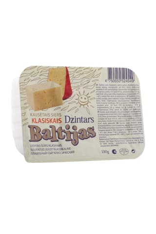 Kausētais siers Baltijas dzintars klasiskais 180g