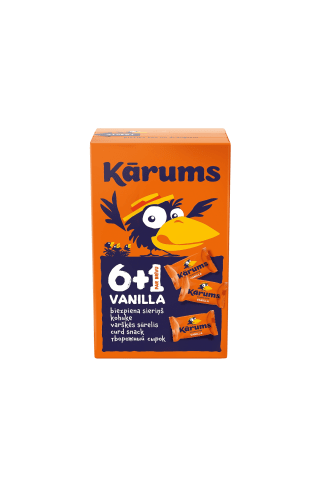 Biezpiena sieriņš Kārums vaniļas multipaka 7x45g