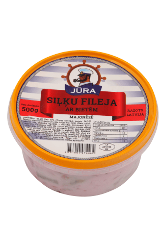 Siļķes fileja ar bietēm majonēzē 500g
