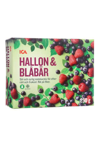 Šaldytos avietės ir šilauogės, 250 g
