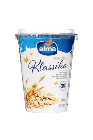 Jogurtas su javainiais ALMA, 2% rieb., 380 g