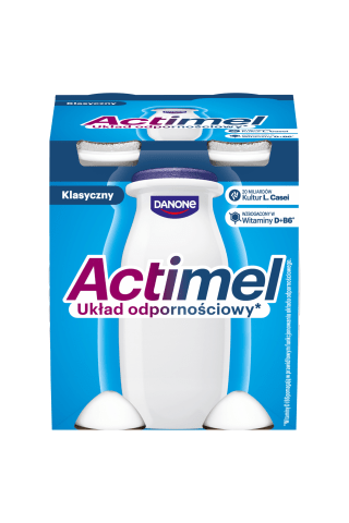 Natūralaus skonio jogurtinis gėrimas ACTIMEL, 1,5% rieb., 4 vnt × 100 g