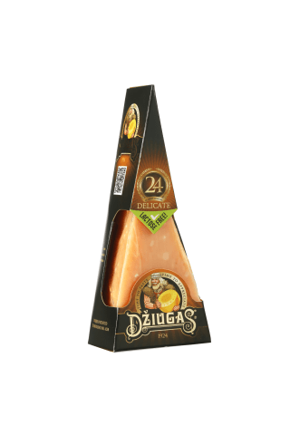 Cietais siers džiugas 40%, 24 mēn., delicate