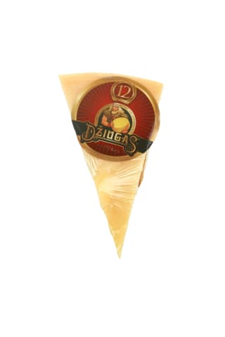 Kietas sūris „DŽIUGAS“ 40% rieb. s.m. brandintas 12 mėn. MILD (skeltas), 1 kg