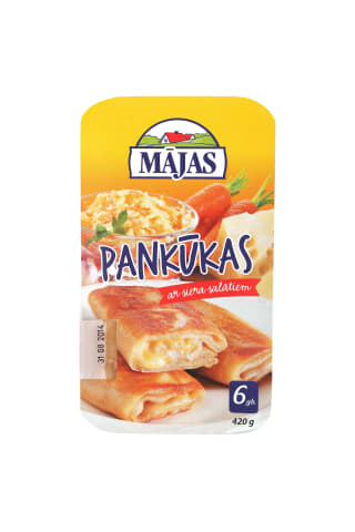 Pankūkas ar siera salātu pildījumu 6x70g