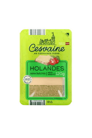 Siers Cesvaine Holandes šķēlēs 120g