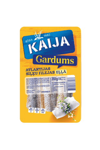 Siļķu fileja eļļā Kaija Gardums250g/205