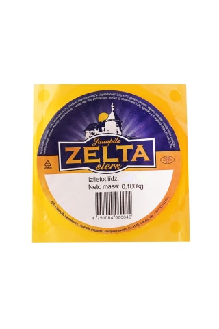 Siers jaunpils zelta 52%, 180 g
