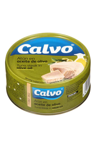 Tunas alyvuogių aliejuje CALVO, 160 g