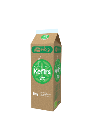 Kefīrs Baltais EKO 2% 1kg