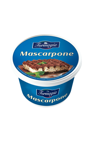 Labai riebus šviežias minkštas maskarponės sūris FORMAGIA, 40% rieb., 500 g