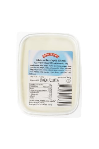 Lydyta varškės užtepėlė, 20% rieb., 200 g