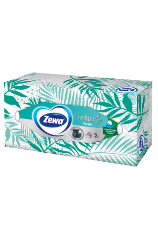 Kosmētiskās salvetes Zewa Deluxe 90gab.