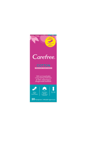 Biksīšu ieliknīši Carefree Cotton 20gab
