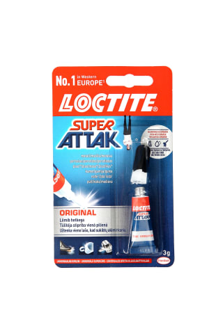 Universālā superlīme Loctite Super Attak 3g