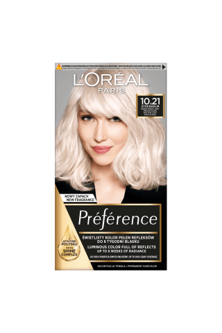 Plaukų dažai L'oreal Preference Recital Nr.10.21