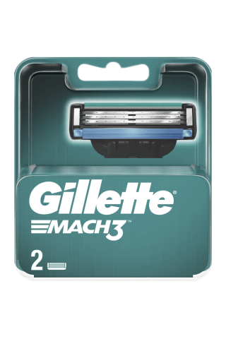 Skutimosi galvutės GILLETTE MACH3, 2 vnt