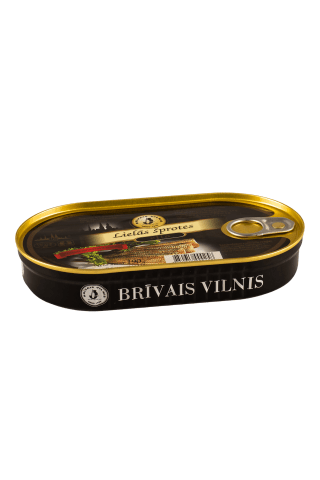 Šprotes eļļā lielās 190g/133g ar atsl.