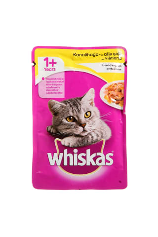 Kačių ėdalas su vištiena WHISKAS, 100 g
