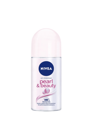 Moteriškas rutulinis dezodorantas NIVEA PEARL&BEAUTY, 50 ml