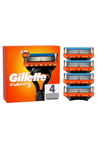 Skustimosi galvutės GILLETTE FUSION, 4 vnt