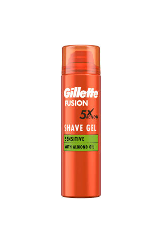 Skutimosi želė GILLETTE FUSION SENSITIVE, 200 ml