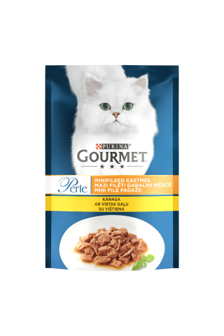 Konservi kaķiem Gourmet perle vistas 85g