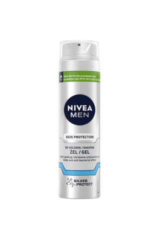 Skūšanās gēls Nivea silver protect