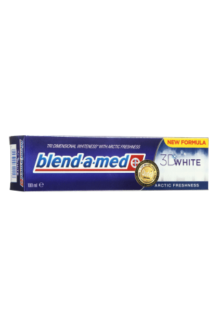 Dantų pasta BLEND-A-MED 3D WHITE Arctic FRESHNESS, 124 g