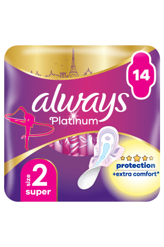 Higiēniskās paketes Always Platinum Super Duo 14gab