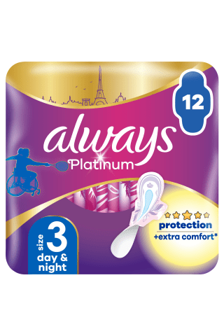 Higiēniskās paketes Always Platinum Night Duo 12gab