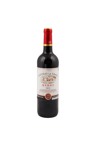 Sarkanvīns Chateau La Grave CABERNET SAUVIGNON, MERLOT, CABERNET FRANC sausais 13,5% 0,75l