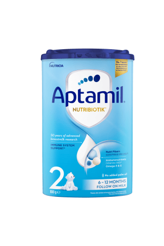 Tolesnio maitinimo pieno mišinys APTAMIL 2, 6 mėn, 800 g