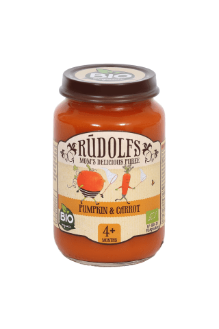 Biezenis Rūdolfs bio burkāns, ķirbis 190g
