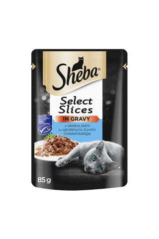 Kačių ėdalas su tunu SHEBA, 85 g