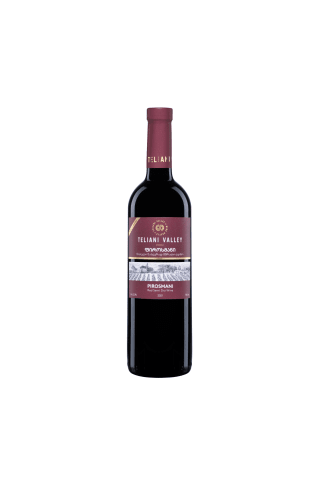 Sarkanvīns Teliani Valley Pirosmani pussausais 12% 0,75l