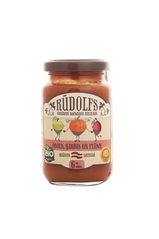 Biezenis Rūdolfs bio āb.,ķirbju, plūm.190g