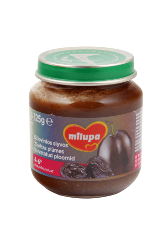 Biezenis Milupa plūmju no 4mēn. 125g