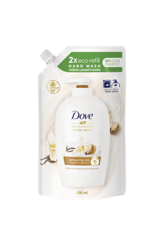 Skysto muilo papildymas DOVE SHEA, 500 ml