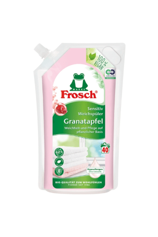 Šķidrais veļas mazgājamais līdzeklis Frosch granātābolu 1,8l