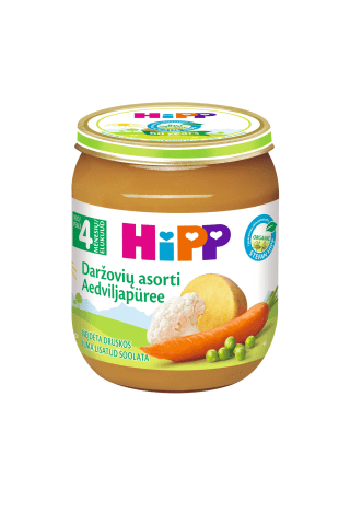 Biezenis Hipp bio dārzeņu, no 4mēn., 125g