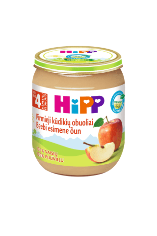 Biezenis Hipp bio ābolu no 4mēn., 125g