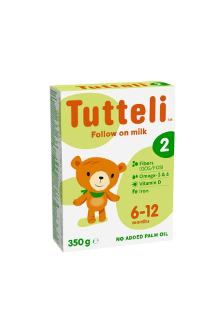 Pieno mišinys TUTTELI 2, 6-12 mėn, 350 g