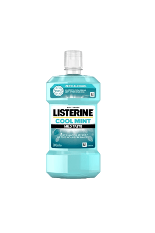 Burnos skalavimo skystis LISTERINE ZERO, 0,5 l
