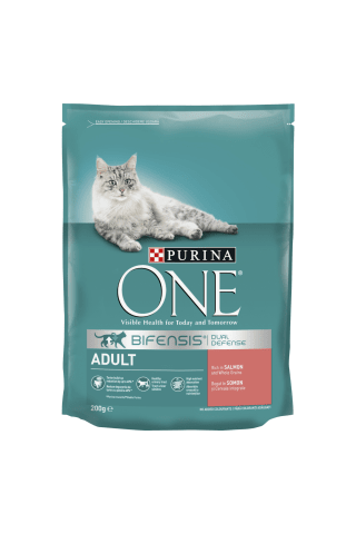 Sausas kačių ėdalas su lašiša ONE, 200 g