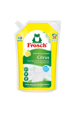 Skystas skalbiklis FROSCH LEMON, 18 sk., 1,8 l